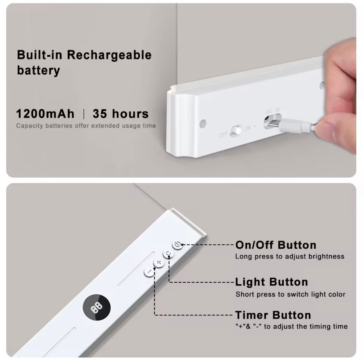 Sleep-Friendly Night Reading Light